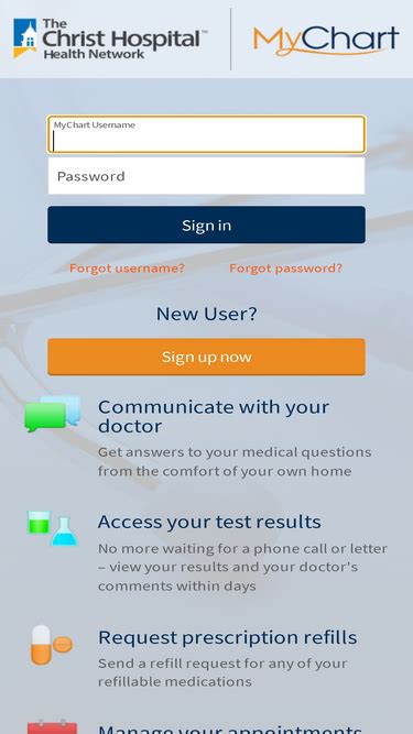 christ hospital my chart|uc mychart login.